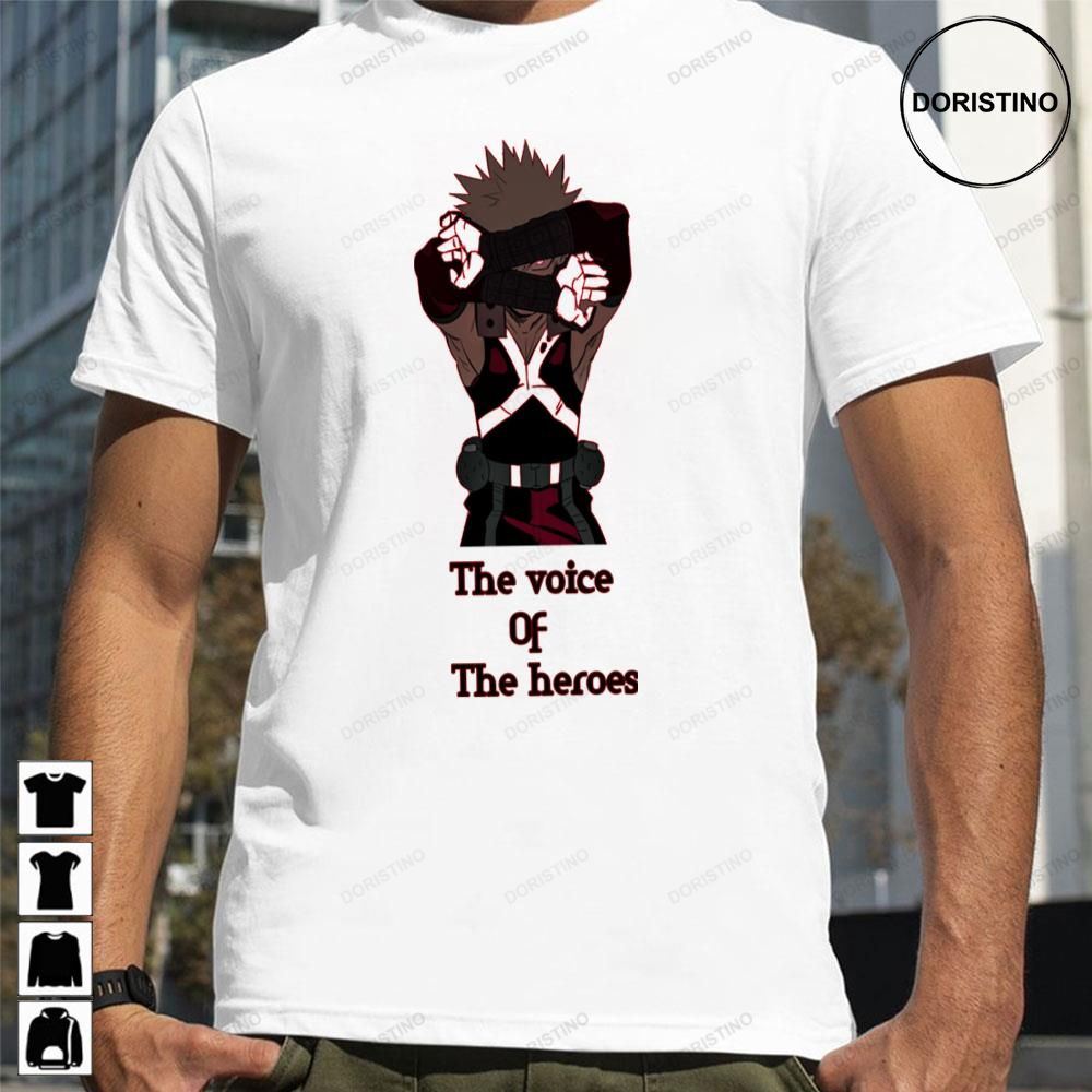 Red Art The Voice Of The Heroes Awesome Shirts